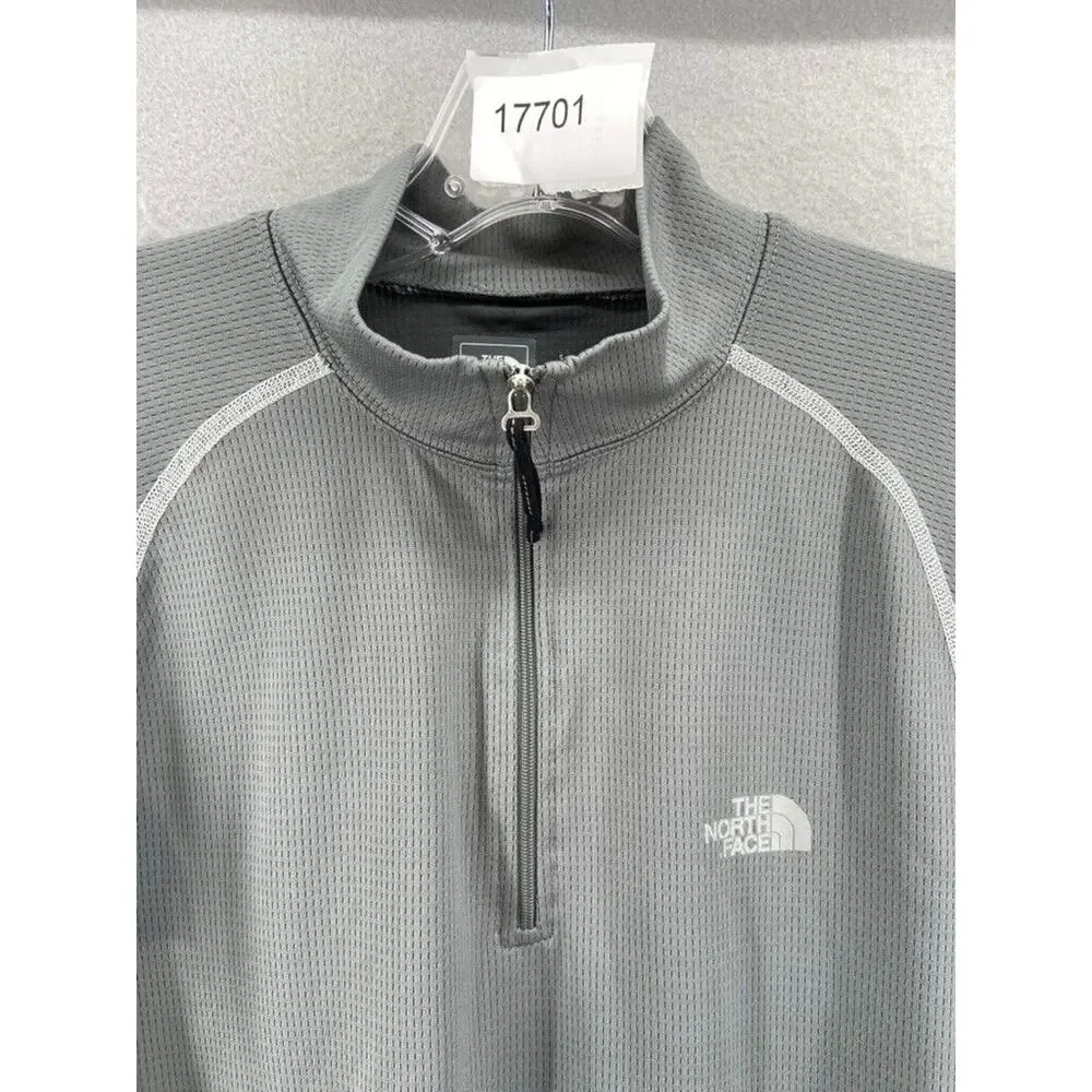 The North Face Flight Series 1/4 Zip Mens Small Gray Outdoors Pullover‎ Sweater
